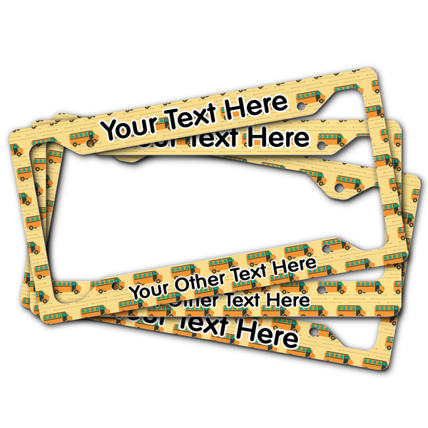 School Bus License Plate Frames - (PARENT MAIN)