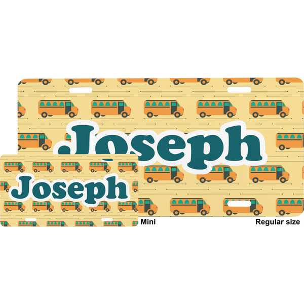 School Bus License Plate (Sizes)