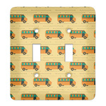 School Bus Light Switch Cover (2 Toggle Plate)