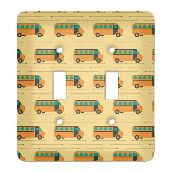 Custom School Bus Light Switch Cover (2 Toggle Plate)