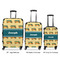 School Bus Luggage Bags all sizes - With Handle