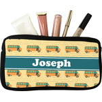 School Bus Makeup / Cosmetic Bag (Personalized)