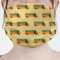 School Bus Mask - Pleated (new) Front View on Girl