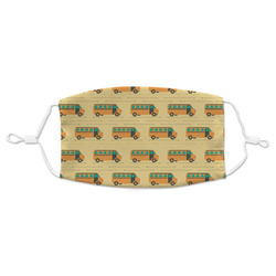 School Bus Adult Cloth Face Mask (Personalized)