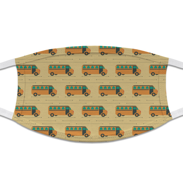 Custom School Bus Cloth Face Mask (T-Shirt Fabric)