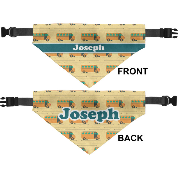 School Bus Medium Dog Bandana Approval