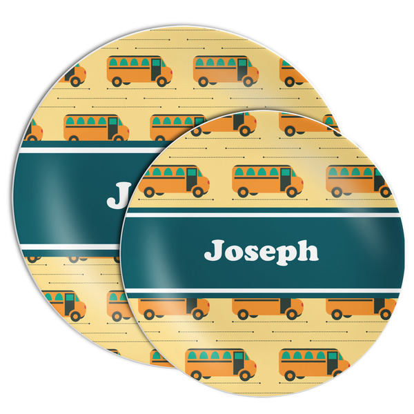 School Bus Melamine Plates - PARENT/MAIN