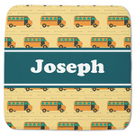 School Bus Memory Foam Bath Mat - 48"x48" (Personalized)