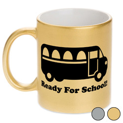 School Bus Metallic Mug (Personalized)