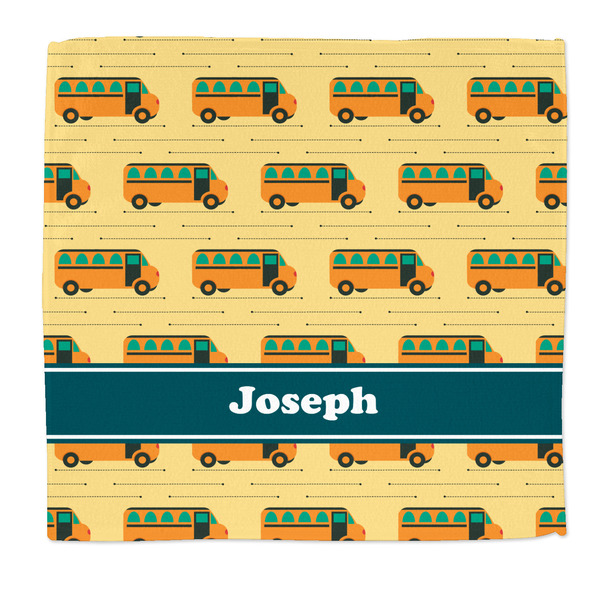Custom School Bus Microfiber Dish Rag (Personalized)