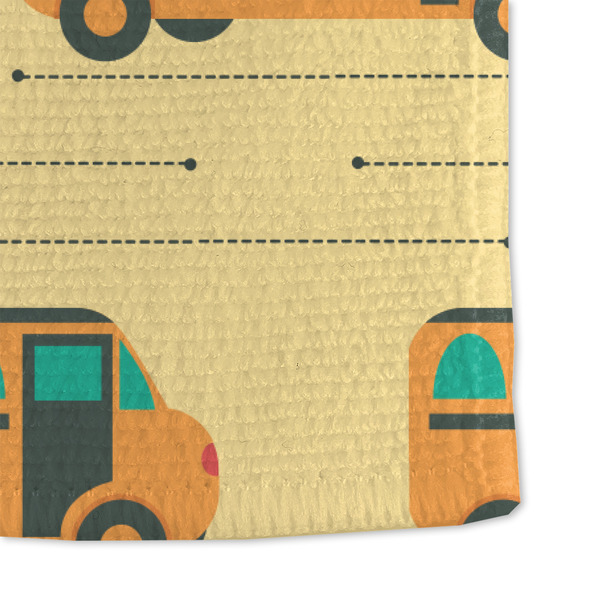 School Bus Microfiber Dish Towel - DETAIL