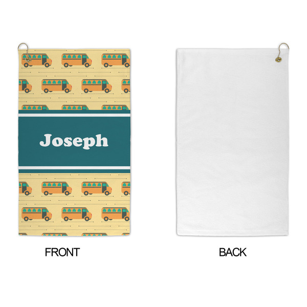School Bus Microfiber Golf Towels - APPROVAL