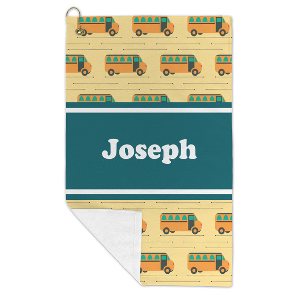 School Bus Microfiber Golf Towels - FOLD
