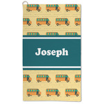 School Bus Microfiber Golf Towel (Personalized)