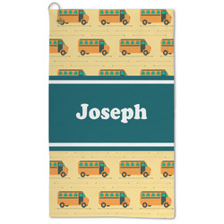 School Bus Microfiber Golf Towel - Large (Personalized)