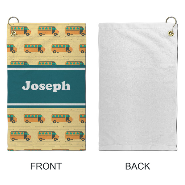 School Bus Microfiber Golf Towels - Small - APPROVAL