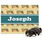 School Bus Dog Blanket - Large (Personalized)