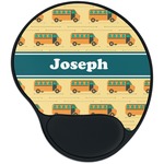 School Bus Mouse Pad with Wrist Support