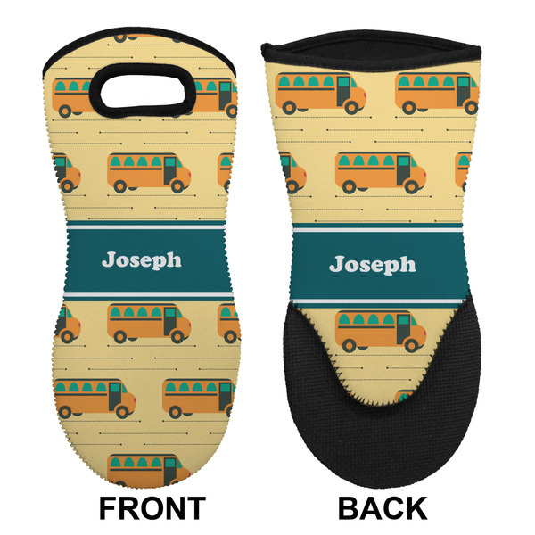 School Bus Neoprene Oven Mitt (Front & Back)
