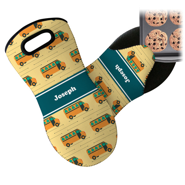 School Bus Neoprene Oven Mitt