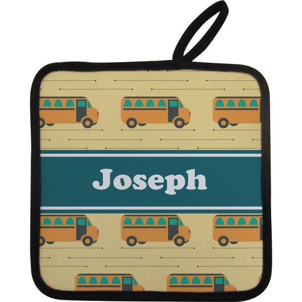 School Bus Neoprene Pot Holder