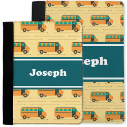School Bus Notebook Padfolio w/ Name or Text