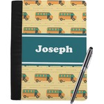 School Bus Notebook Padfolio - Large w/ Name or Text