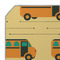 School Bus Octagon Placemat - Single front (DETAIL)
