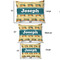 School Bus Outdoor Dog Beds - SIZE CHART