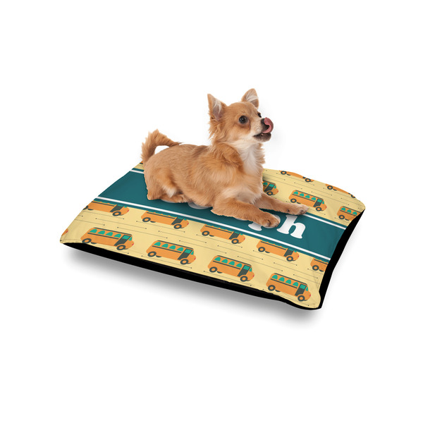 School Bus Outdoor Dog Beds - Small - IN CONTEXT