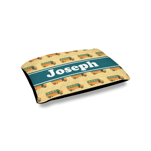 Custom School Bus Outdoor Dog Bed - Small (Personalized)