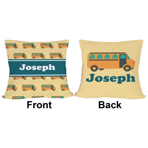 School Bus Outdoor Pillow - 20x20