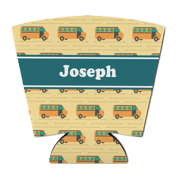 School Bus Party Cup Sleeves - with bottom - FRONT