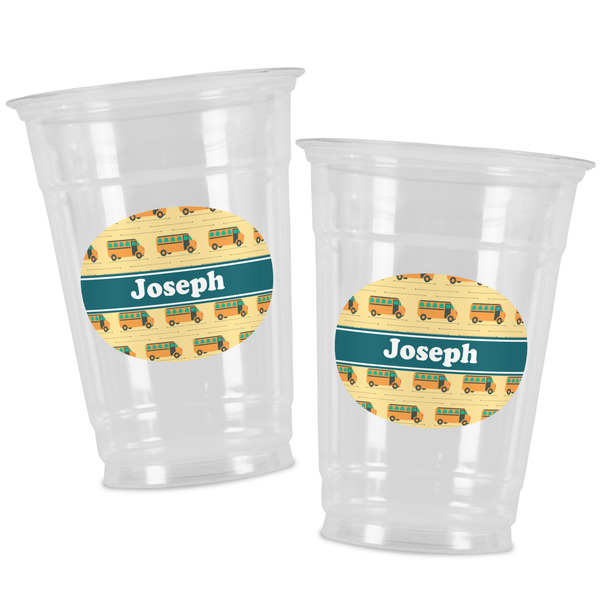 School Bus Party Cups - 16oz - Alt View