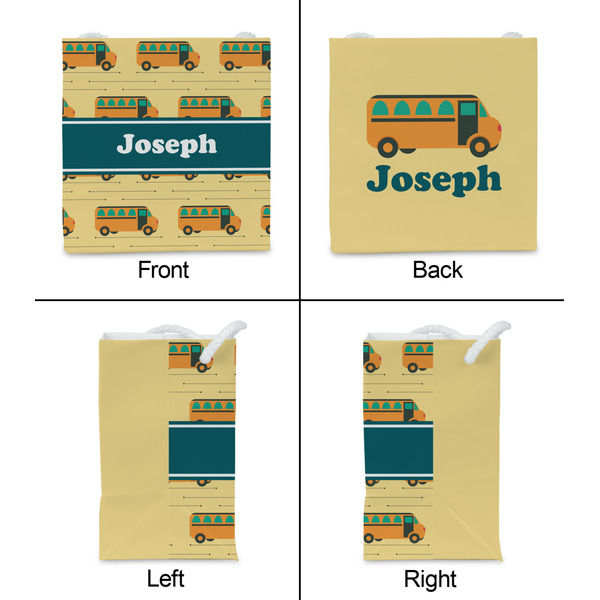 School Bus Party Favor Gift Bag - Gloss - Approval