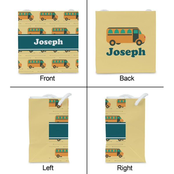 School Bus Party Favor Gift Bag - Matte - Approval