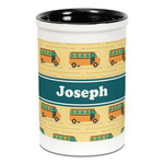 School Bus Ceramic Pencil Holders - Black