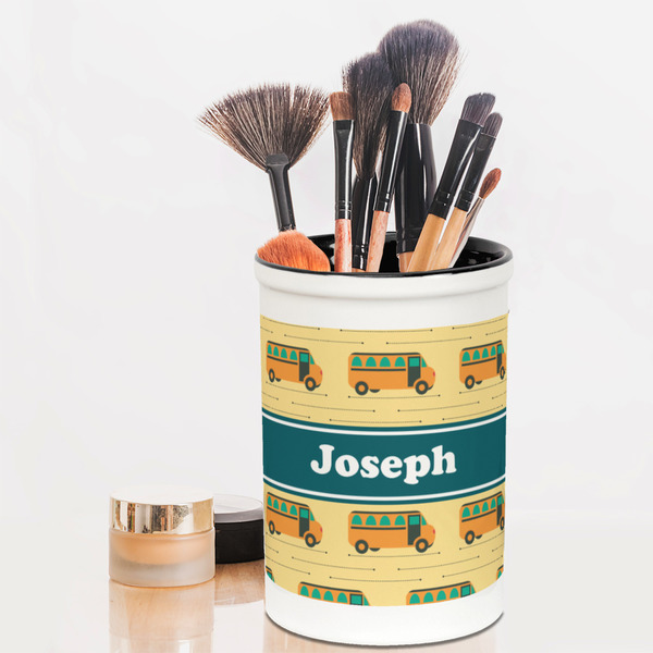 School Bus Pencil Holder - LIFESTYLE makeup