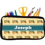 School Bus Neoprene Pencil Case (Personalized)