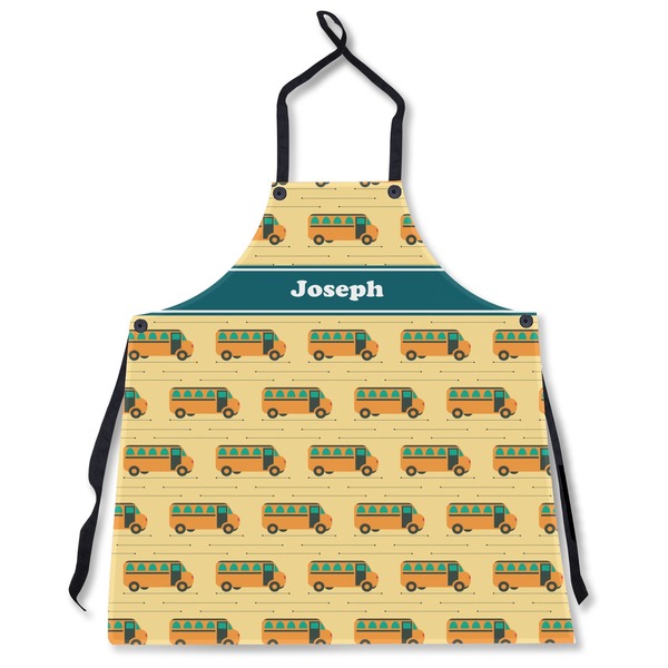 Custom School Bus Apron Without Pockets w/ Name or Text