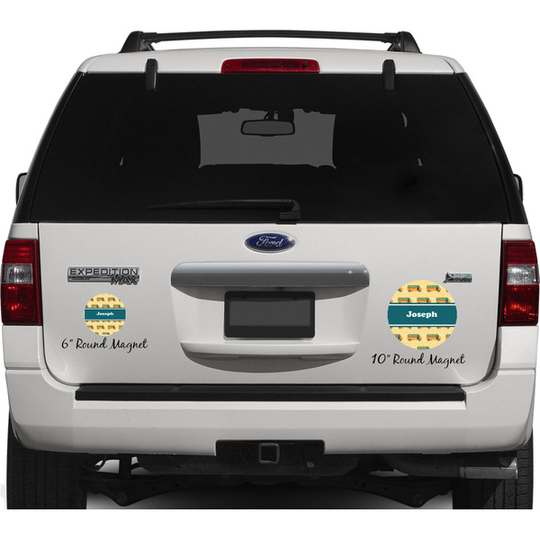 School Bus Personalized Car Magnets on Ford Explorer