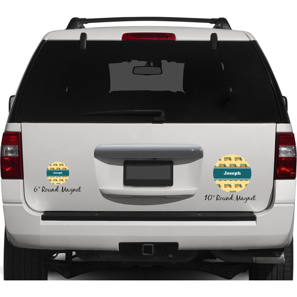School Bus Personalized Car Magnets on Ford Explorer