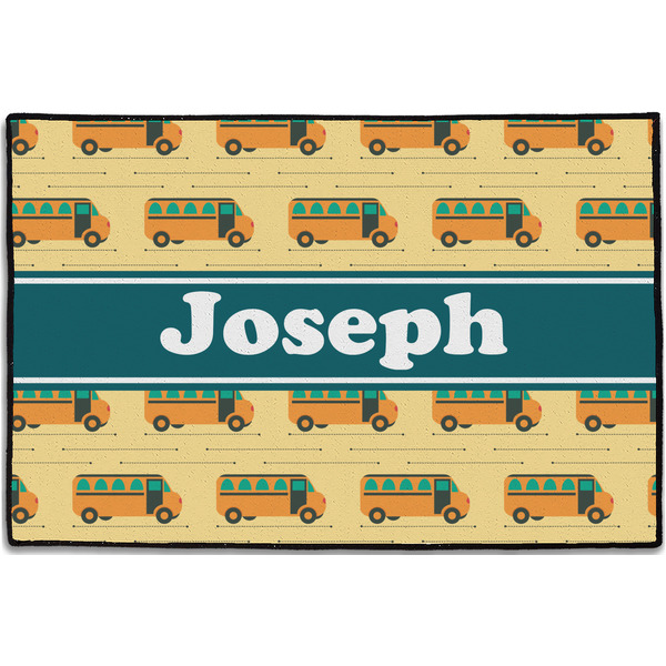 School Bus Personalized Door Mat - 36x24 (APPROVAL)