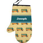 School Bus Left Oven Mitt (Personalized)