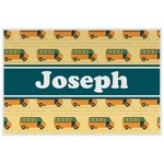 School Bus Laminated Placemat w/ Name or Text
