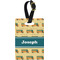 School Bus Personalized Rectangular Luggage Tag