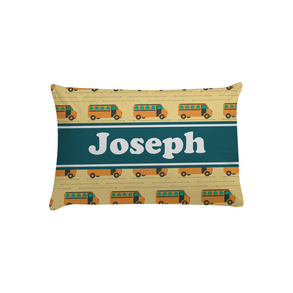 Custom School Bus Pillow Case - Toddler (Personalized)