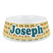 School Bus Plastic Dog Bowl (Personalized)