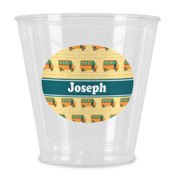 School Bus Plastic Shot Glass (Personalized)