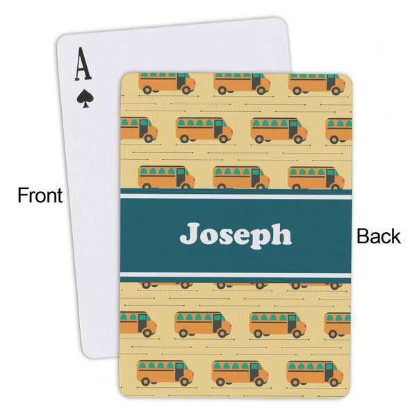 School Bus Playing Cards - Approval